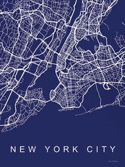 ST673 - NYC Street Blue Map - 12x16