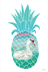 ST703 - Swan Pineapple   - 12x18