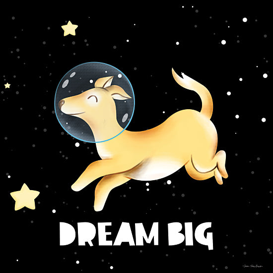 Seven Trees Design ST738 - ST738 - Dream Big Astronaut Dog   - 12x12 Dream Big, Astronaut, Dog, Whimsical, Fantasy, Humor, Children from Penny Lane