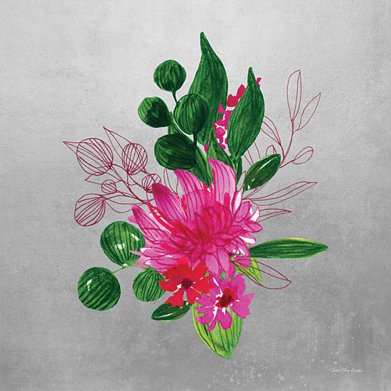 Seven Trees Design ST800 - ST800 - Modern Watercolor Flowers II - 12x12 Flowers, Pink Flowers, Abstract from Penny Lane
