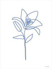 ST968 - One Line Flower II - 12x16