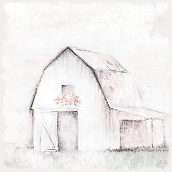 White Ladder WL136 - WL136 - Pastel Barn - 12x12 Barn, Farm, Pastel Barn, Abstract from Penny Lane