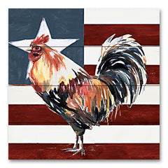 WL151PAL - Patriotic Rooster - 12x12