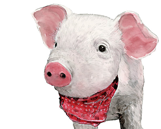 White Ladder WL152 - WL152 - Hamlet the Pig - 16x12 Pig, Bandana, Whimsical, Farm Animal, Portrait from Penny Lane