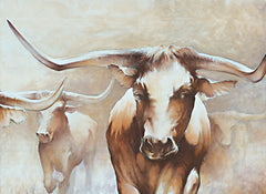 WL166 - Longhorn Herd - 16x12