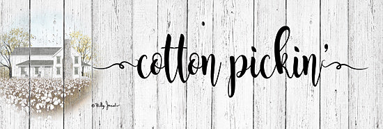 Billy Jacobs BJ1228 - BJ1228 - Cotton Pickin' - 18x6 Cotton Pickin', Farm, Cotton, Field, Farm, Calligraphy, Signs from Penny Lane