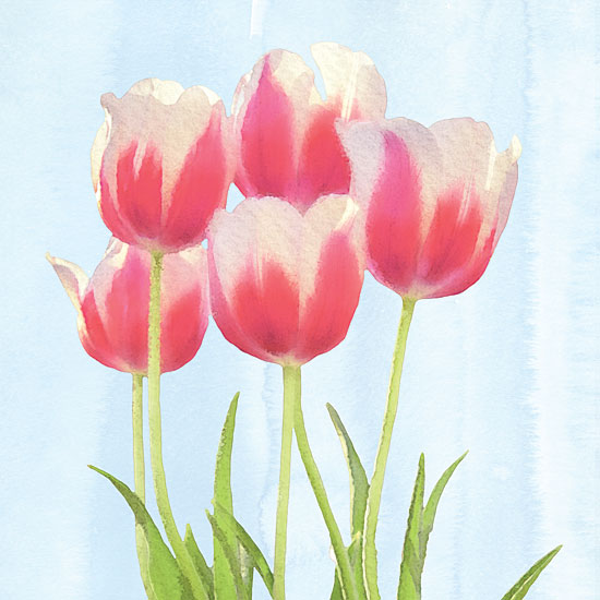 Bluebird Barn BLUE295 - Fresh Spring Tulips III - 12x12 Flowers, Tulips, Spring, Blooms, Botanical from Penny Lane