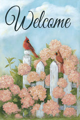 BR471 - Cardinal Pair Welcome - 12x16