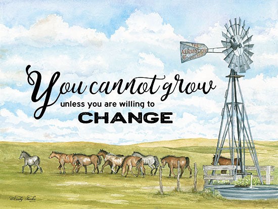 Cindy Jacobs CIN1129 - Willing to Change Willing to Change, Farm, Horses, Windmill, Grazing,  from Penny Lane