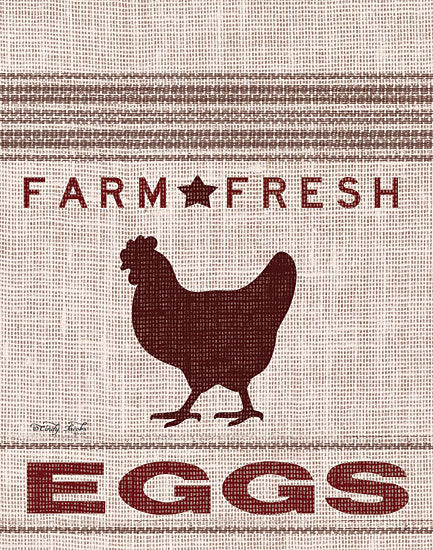 Cindy Jacobs CIN1132 - Grain Sack Eggs Eggs, Chicken, Farm Fresh, Feed Sack from Penny Lane