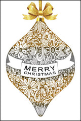 CIN1307 - Merry Christmas Ornament