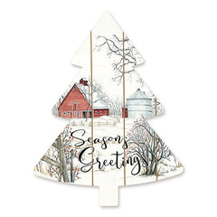 CIN1481TREE - Barn Seasons Greetings