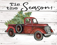 CIN1648 - Tis the Season Red Truck - 16x12