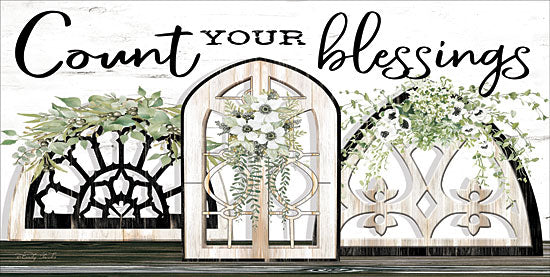 Cindy Jacobs CIN1700 - CIN1700 - Count Your Blessings - 18x9 Count Your Blessings, Window Arches, Flowers, Swags from Penny Lane