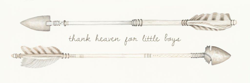 Cindy Jacobs CIN895 - Arrows - Thank Heaven for Little Boys - Heaven, Boys, Arrows, Signs from Penny Lane Publishing