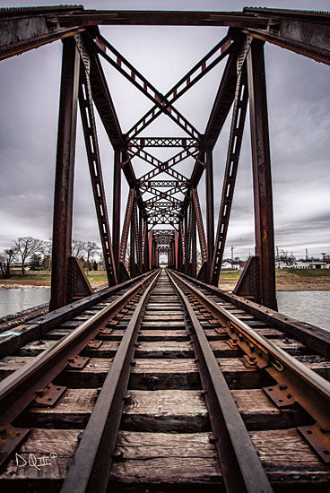 Donnie Quillen DQ145 - Take the Detour - 12x18 Bridge, Photography, Railroad, Train Track, Trains from Penny Lane