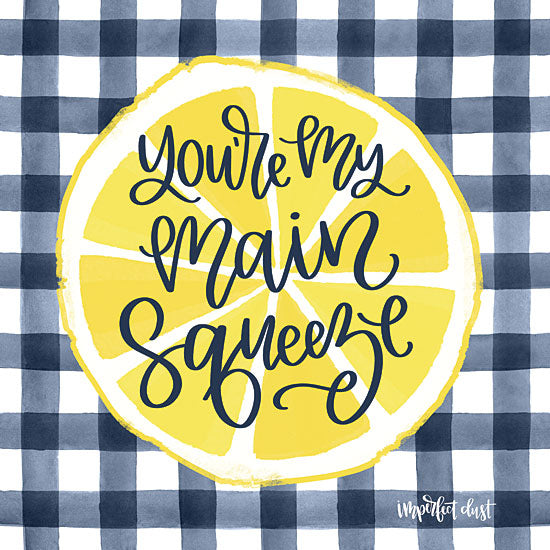 Imperfect Dust DUST353 - DUST353 - Main Squeeze - 12x12 You're My Main Squeeze, Lemon, Lemon Slice, Plaid, Love, Couples from Penny Lane