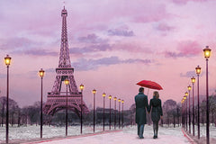 JGS153 - Red Umbrella II - 18x12