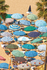 JGS192 - Umbrellas on Beach II - 12x18