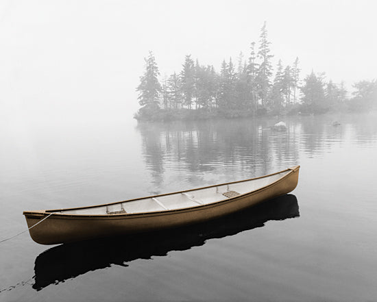 JG Studios JGS211 - JGS211 - Lone Canoe - 16x12 Boat, Canoe, Photography, Trees, Lake from Penny Lane