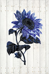 JGS217 - Indigo Sunflower - 12x18