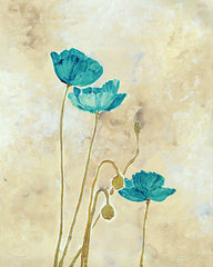 JGS231 - Tealqoise Flowers II - 12x16