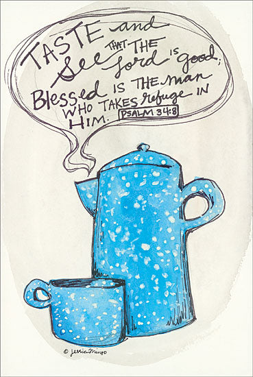 Jessica Mingo JM138 - Taste and See Taste and See, Coffee, Coffee Pot, Vintage from Penny Lane