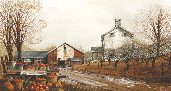 John Rossini JR22 - Autumn's Bounty - Pumpkins, Farm, Fruit Stand, Apples, Wagon, Orchard, Barn from Penny Lane Publishing