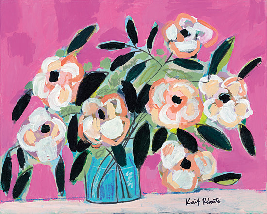 Kait Roberts KR449 - KR449 - Pink Fever - 16x12 Flowers, Abstract, Bouquet, Blooms from Penny Lane