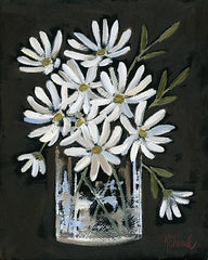 KS132 - Daisies on Black - 12x16