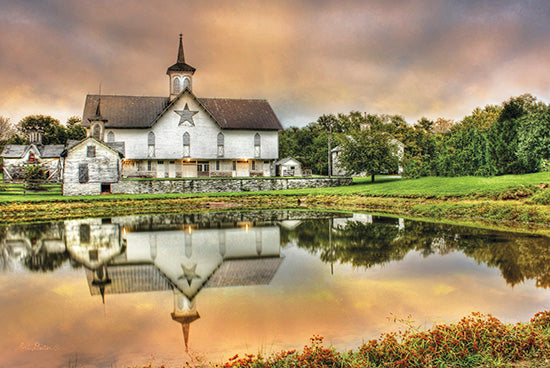 Lori Deiter LD100 - Star Barn  Barn Star, Far, Barn, Reflection, Lake, Trees, Tranquil from Penny Lane