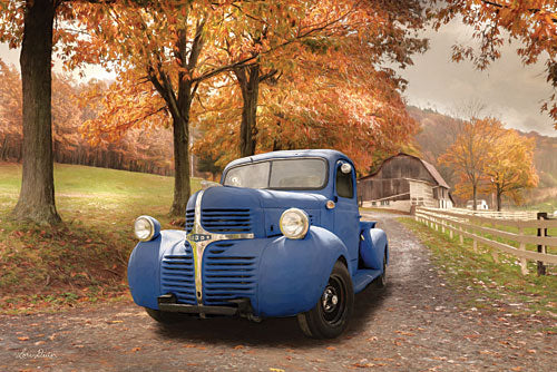 Lori Deiter LD1195 - Autumn on the Farm - Truck, Antiques, Autumn, Barn, Farm, Road from Penny Lane Publishing