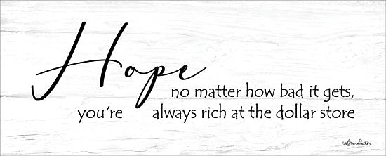 Lori Deiter LD1298 - Hope Hope, Calligraphy, Encouraging, Humor from Penny Lane