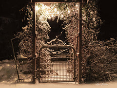 LD1684GP - Snowy Garden Gate