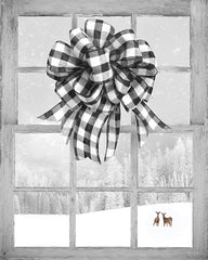 LD1865 - Christmas Deer with Bow - 12x16