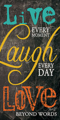 MA169 - Live Every Moment - 12x24