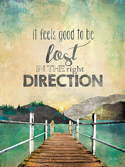 Marla Rae MA2056GP -The Right Direction - Coastal, Pier, Beach, Paths, Inspiring from Penny Lane Publishing