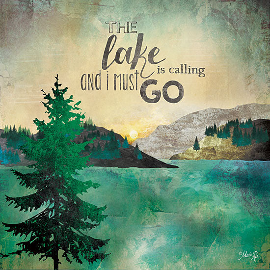 Marla Rae MA2058GP - The Lake is Calling - Lake, Trees, Inspiring from Penny Lane Publishing