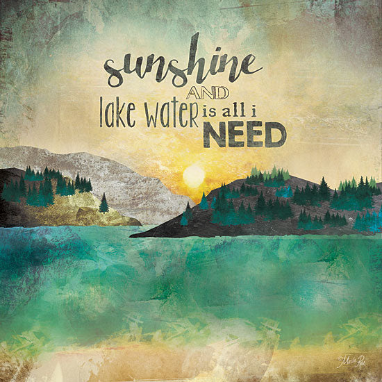 Marla Rae MA2059GP - Sunshine and Lake Water - Sunshine, Lake, Island from Penny Lane Publishing