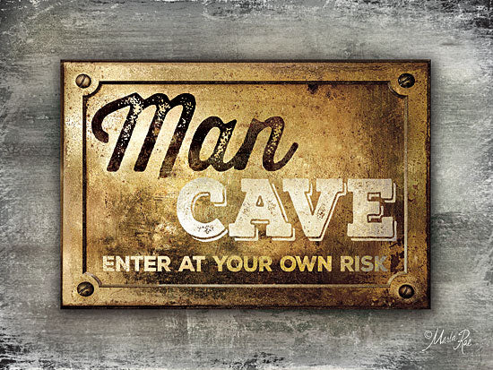 Marla Rae MA2190GP - Man Cave - Man Cave, Gold Plate from Penny Lane Publishing