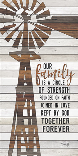 Marla Rae MA2521aGP - Family Circle Windmill - Inspirational, Wood Planks, Farm, Windmill from Penny Lane Publishing