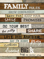 MA2562 - Family Rules - 18x24