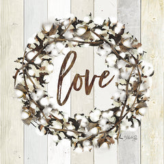 MAZ5003 - Love Cotton Wreath - 12x12