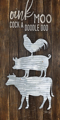 MAZ5032 - Metal Farm Animal Stack - 9x18