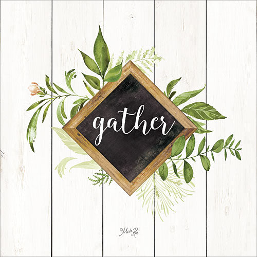 Marla Rae MAZ5065GP - Gather Greenery - Typography, Leaves, Inspirational from Penny Lane Publishing