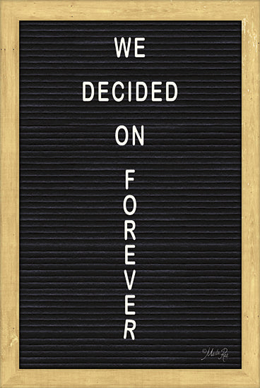 Marla Rae MAZ5092 - We Decided on Forever Felt Board - Inspirational, Felt Board, Typography from Penny Lane Publishing