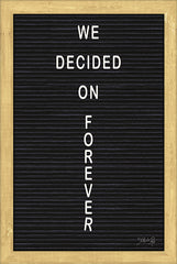 MAZ5092GP - We Decided on Forever Felt Board