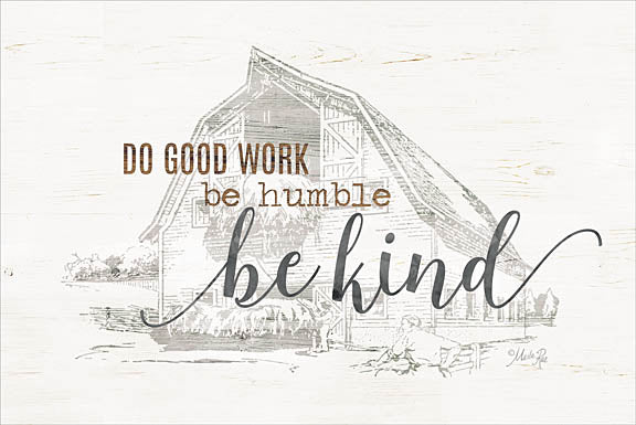 Marla Rae MAZ5162 - Do Good Work Barn - Be Kind, Barn, Sketches, Farm from Penny Lane Publishing