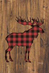 MAZ5197GP - Buffalo Plaid Moose