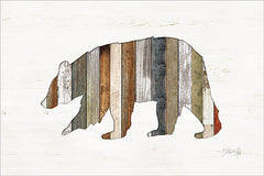 MAZ5202 - Wood Slat Bear - 18x12